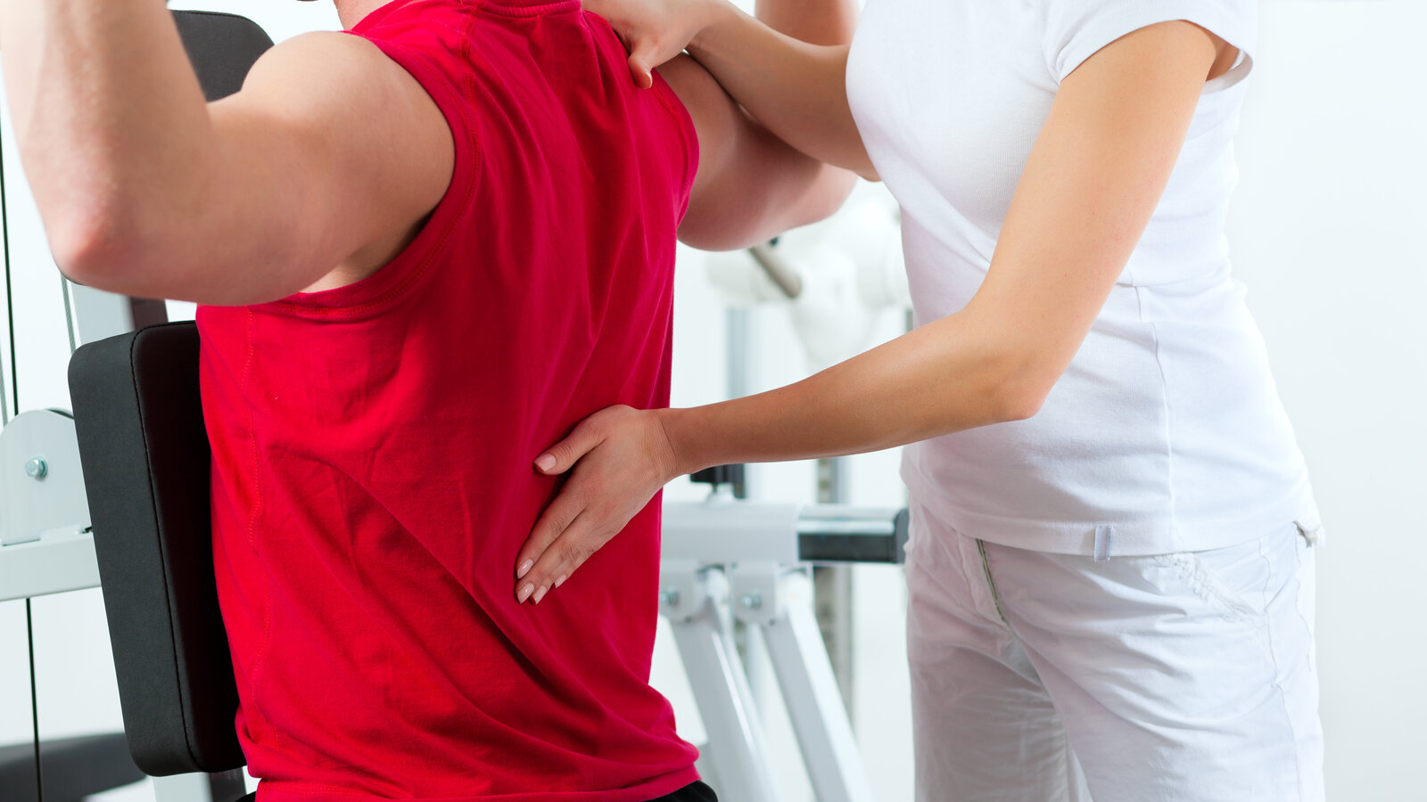 Physiotherapie am Rücken